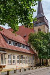 Die Altstadt von Hildesheim in Niedersachsen