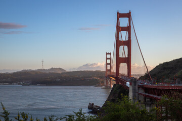 Exposure done from Vista Point who offer one of the most breathtaking views of the world famous Golden Gate Bridge, San Francisco