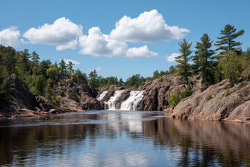 Fototapeta premium experience breathtaking beauty of summer landscapes across different canadian cities featuring stunning natural