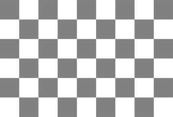 Black and white checkers seamless pattern repeating banner chess board. Racing flag stripe speed texture  