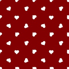 seamless pattern with red hearts love background Fabric pattern, cute, Valentine's Day, sweet