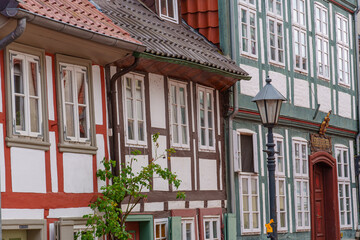 Obraz premium Fachwerkhäuser in Hildeshim