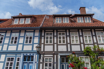 Obraz premium Fachwerkhäuser in Hildeshim