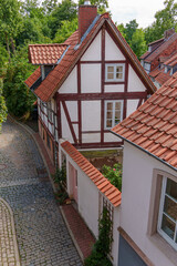 Die Altstadt von Hildesheim in Niedersachsen