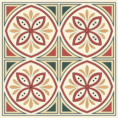 seamless pattern with flowers