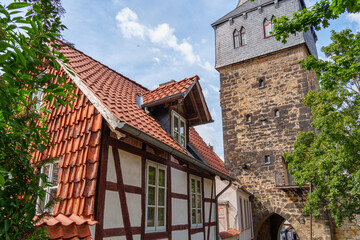Die Altstadt von Hildesheim in Niedersachsen