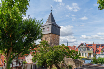 Obraz premium Die Altstadt von Hildesheim in Niedersachsen