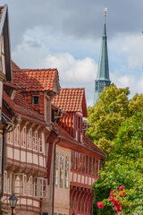 Die Altstadt von Hildesheim in Niedersachsen