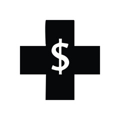White Dollar Sign Minimalist Design. Bright currency symbol on a stark dark backdrop. This iconic emblem represents value, financial growth, economic prosperity, and global commerce.