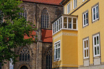 Die Altstadt von Hildesheim in Niedersachsen