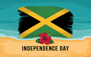 Jamaica Independence Day Illustration