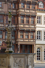 Fototapeta premium Die Altstadt von Hildesheim in Niedersachsen