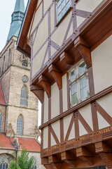 Die Altstadt  von Hildesheim in Niedersachsen