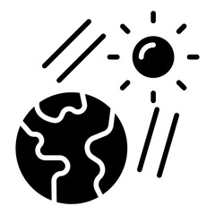 Greenhouse Effect line icon