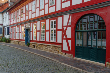 Die Altstadt  von Hildesheim in Niedersachsen