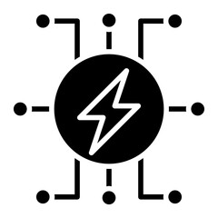 Energy System line icon