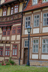 Fototapeta premium Die Alstadt von Hilesdheim in Niedersachsen