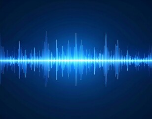 Abstract sound wave graphic