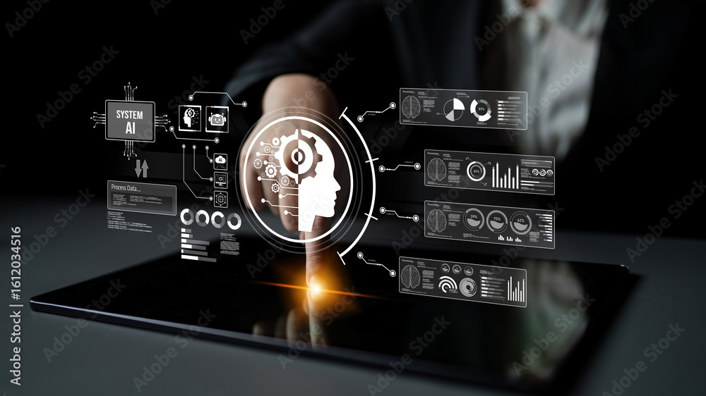 Poster ai assistant with llm, big data, machine learning, and generative ai powers prompt engineering and s