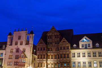 Die Alstadt von Hilesdheim in Niedersachsen