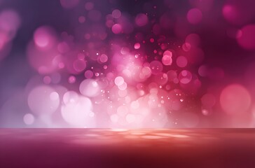 Festive Pink and Purple Bokeh Stage Background