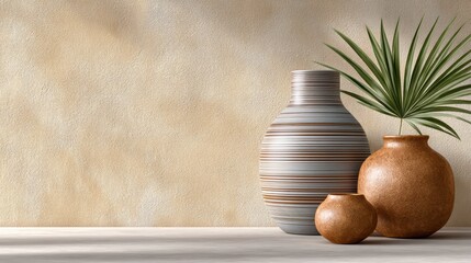 Artisan geometric pottery a fusion of tradition and modern design