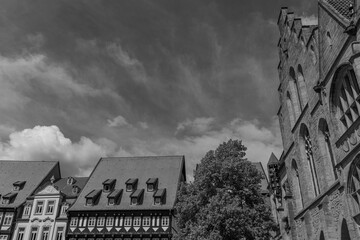 Die Altstadt von Hildesheim in Niedersachsen
