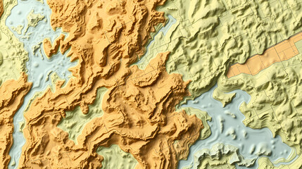 Naklejka premium topo map background