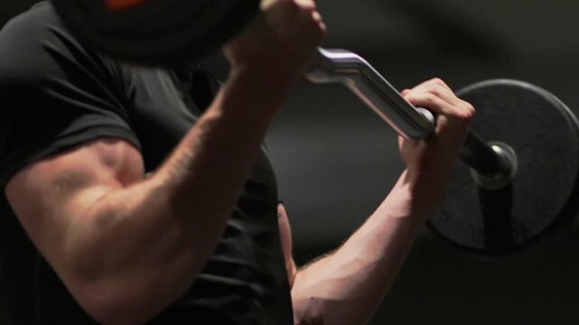 Powerful workout with focus on muscles