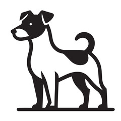 "Silhouette of a Standing Dog – Vector Illustration"

"Black Dog Silhouette Isolated on White Background"

"Minimalist Dog Silhouette – Pet Animal Vector Design"

"Side View of a Dog in Silhouette Sty