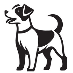 "Silhouette of a Standing Dog – Vector Illustration"

"Black Dog Silhouette Isolated on White Background"

"Minimalist Dog Silhouette – Pet Animal Vector Design"

"Side View of a Dog in Silhouette Sty