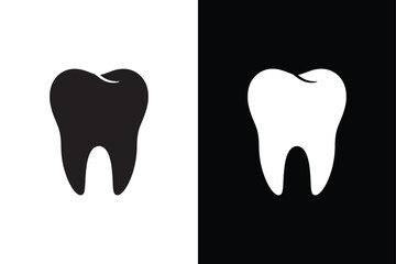 Teeth human part icon isolated vector icon illustration on white background.