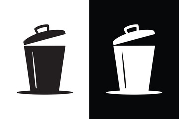 Bin  isolated vector icon illustration on white background.