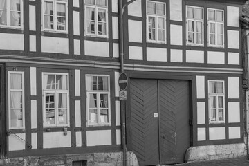 Die Altstadt von Hildesheim in N iedersachsen