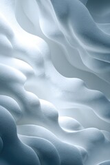 Obraz premium Abstract textured surface design in shades of white and light blue.