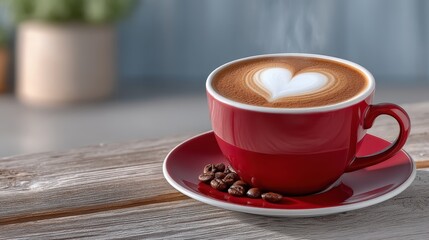 Skilled barista making heartshaped latte art in coffee shop