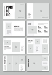 Minimal Architecture Portfolio Brochure Layout