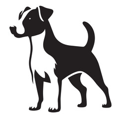 "Silhouette of a Standing Dog – Vector Illustration"

"Black Dog Silhouette Isolated on White Background"

"Minimalist Dog Silhouette – Pet Animal Vector Design"

"Side View of a Dog in Silhouette Sty
