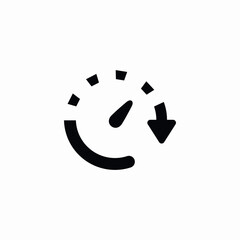 photo timer icon sign vector