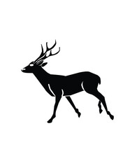 deer silhouette vector