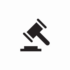 law decision icon sign vector