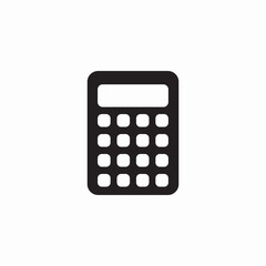 mathematics calculator icon sign vector