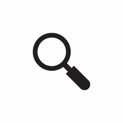 magnify glass icon sign vector
