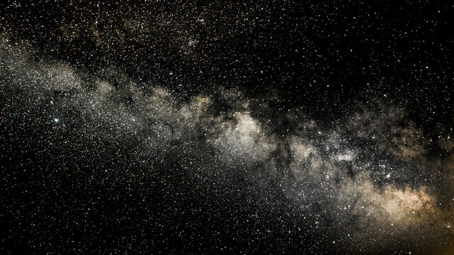 Milky Way arc above southern Germany with bright galactic core