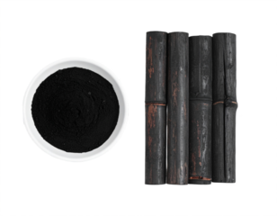 Discover natural charcoal powder and burnt bamboo sticks for health and beauty.
