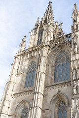 Naklejka premium Barcelona Cathedral Architectural Details