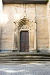 Historic Doorway in Pamplona, Spain