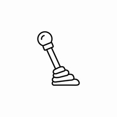 gearshift move icon sign vector