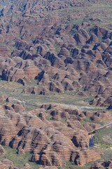 Aerial view of the Bungle Bungles in Purnululu National Park, Western Australia