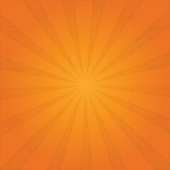 Bright Orange Sunburst Pattern Background with Subtle Textured Rays Emerging from the Center. new, trendy, 2025, unique,